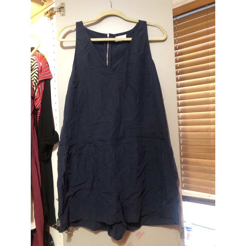 Navy blue romper